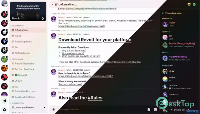 Descargar Revolt Chat 1.0.6 Completo Activado Gratis