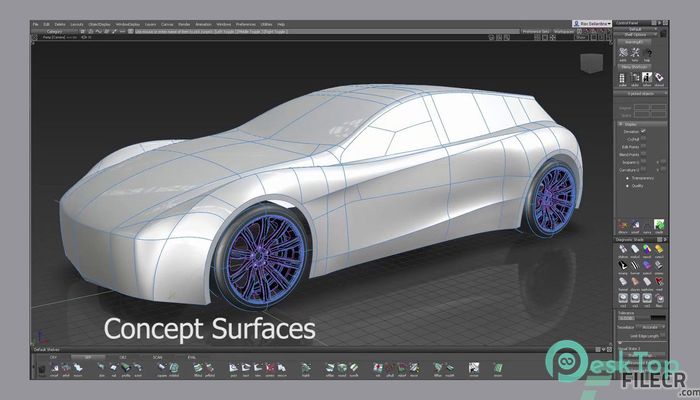 Autodesk Alias Concept 2022 Tam Sürüm Aktif Edilmiş Ücretsiz İndir