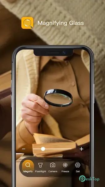 Télécharger Magnifying Glass + Flashlight 1.2.1 APK MOD Gratuitement et Complet