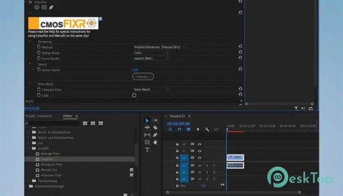 ProDAD Mercalli Plug-Ins Adobe