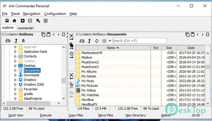 Japplis Ant Commander Personal 1.0 完全アクティベート版を無料でダウンロード