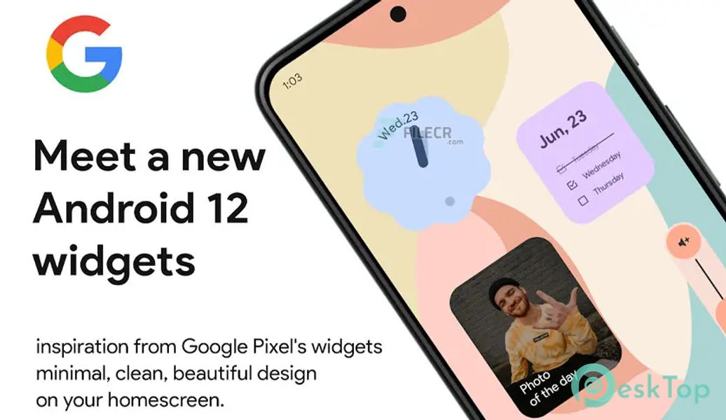 Android 12 U for kwgt v1.1 APK MOD Tam Ücretsiz İndir