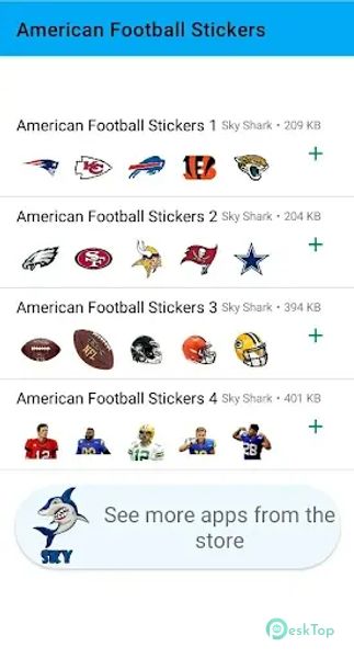 American Football Stickers 1.5 APK MOD Tam Ücretsiz İndir