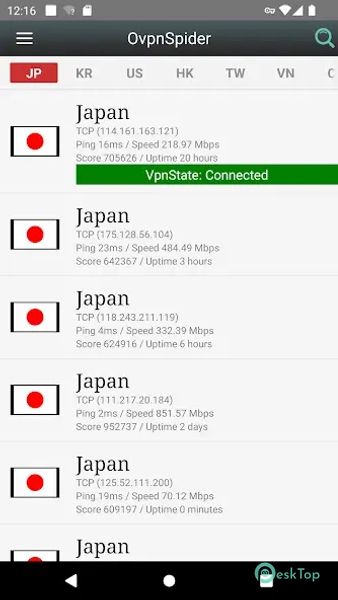 VPN Proxy OvpnSpider 6.5 APK MOD Unlocked (Full) Free Download