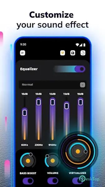 Equalizer Sound & Bass Booster 34d APK MOD تحميل مجاني كامل