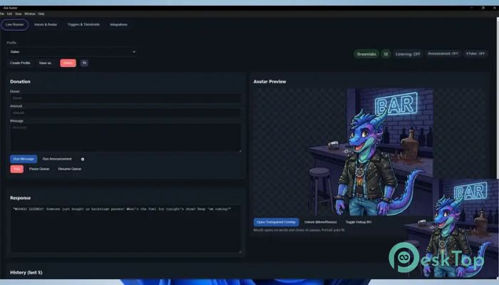 AskAvatar - AI Stream Assistant