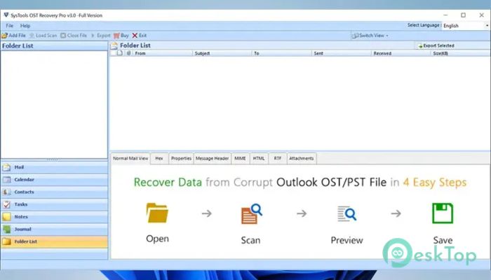 تحميل برنامج SysTools OST Recovery Pro 3.0 برابط مباشر