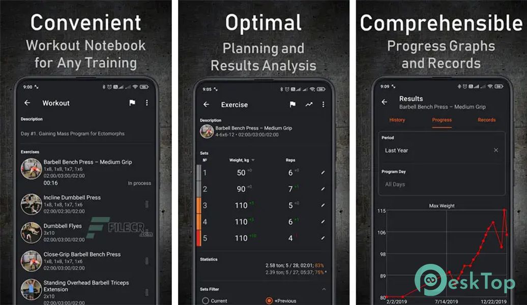 GymUp PRO - workout notebook 11.22 APK MOD Tam Ücretsiz İndir