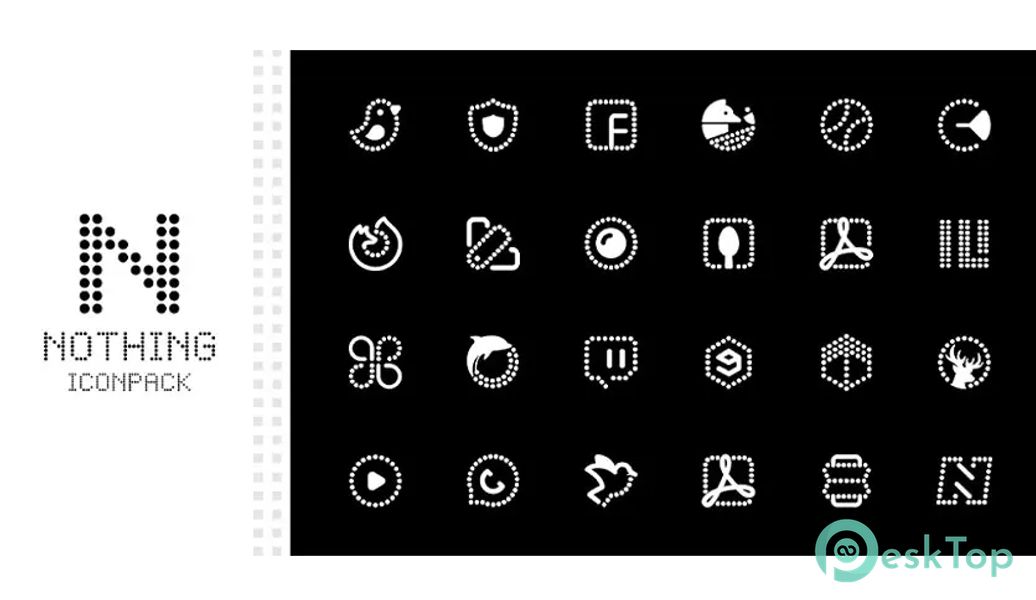 DOTICON – NOTHING ICON PACK 2.2 APK MOD Tam Ücretsiz İndir