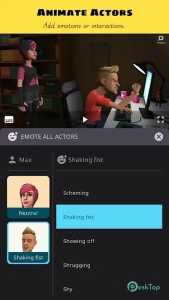 Plotagon Studio 1.4.0 APK MOD Unlocked (Full) Free Download