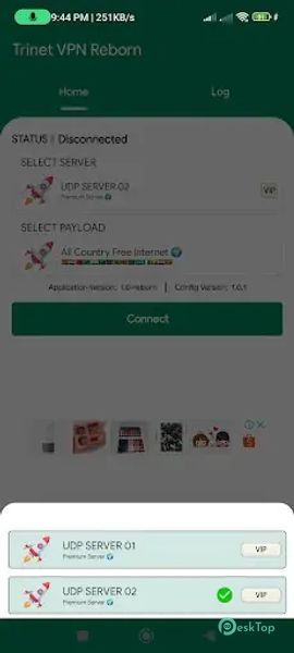 Trinet Socks VPN 4.4 APK MOD Tam Ücretsiz İndir