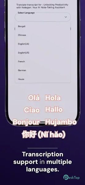 Notegen AI voice note taker 1.6.2 APK MOD Полная бесплатная загрузка