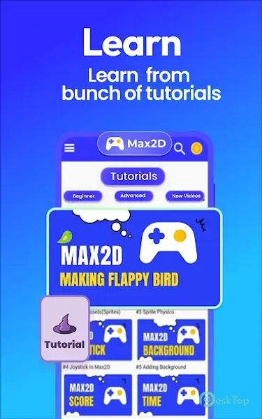 Max2D: Game Maker, Game Engine 2025.01.29 APK MOD Полная бесплатная загрузка