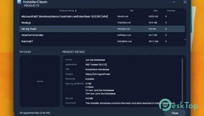 InstallerClean  1.9.0 完全アクティベート版を無料でダウンロード