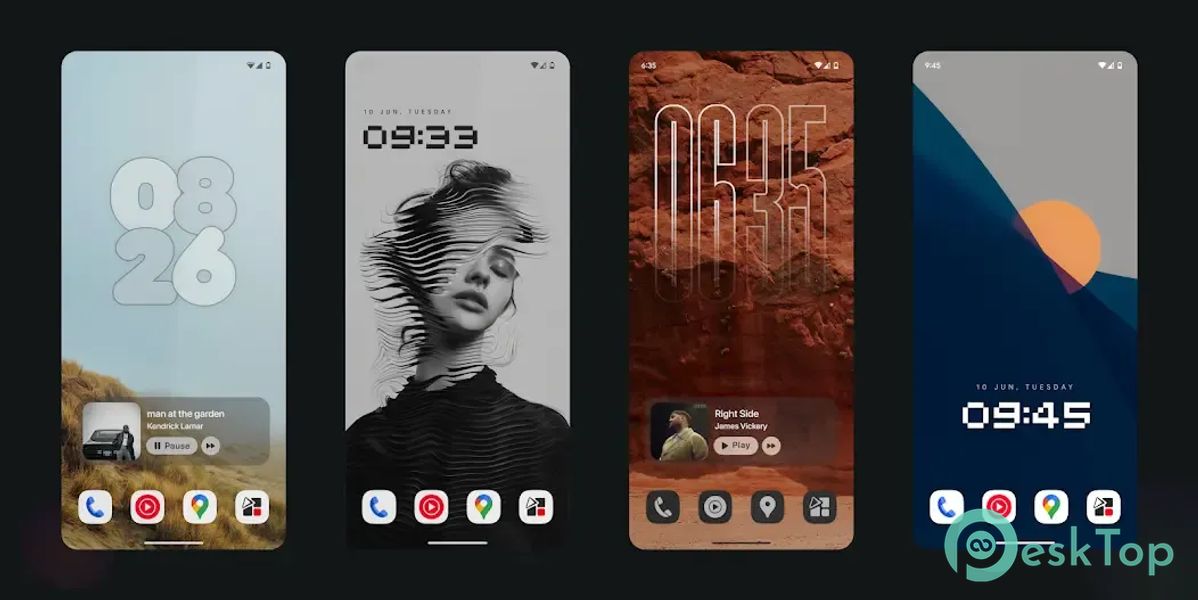 Muviz Widgets: Clock, Music 1.0.9.0 APK MOD تحميل مجاني كامل