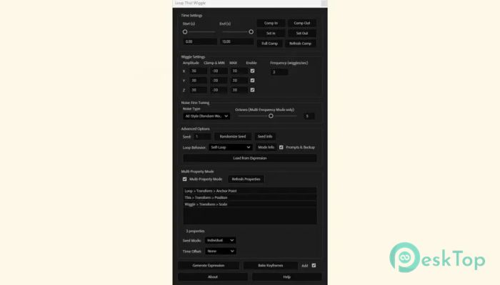 تحميل برنامج Aescripts Loop This! Wiggle 1.0 برابط مباشر