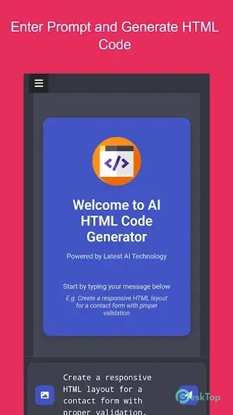 AI HTML Code Generator 6.0 APK MOD Unlocked (Full) Free Download