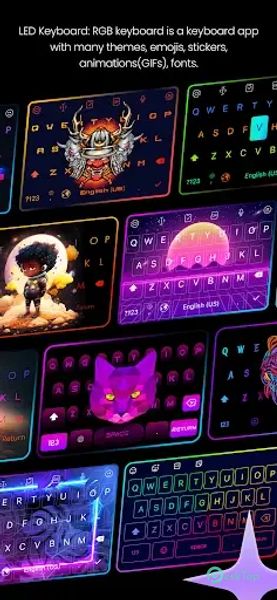 LED Keyboard: Colorful Light 16.5.8 APK MOD Tam Ücretsiz İndir