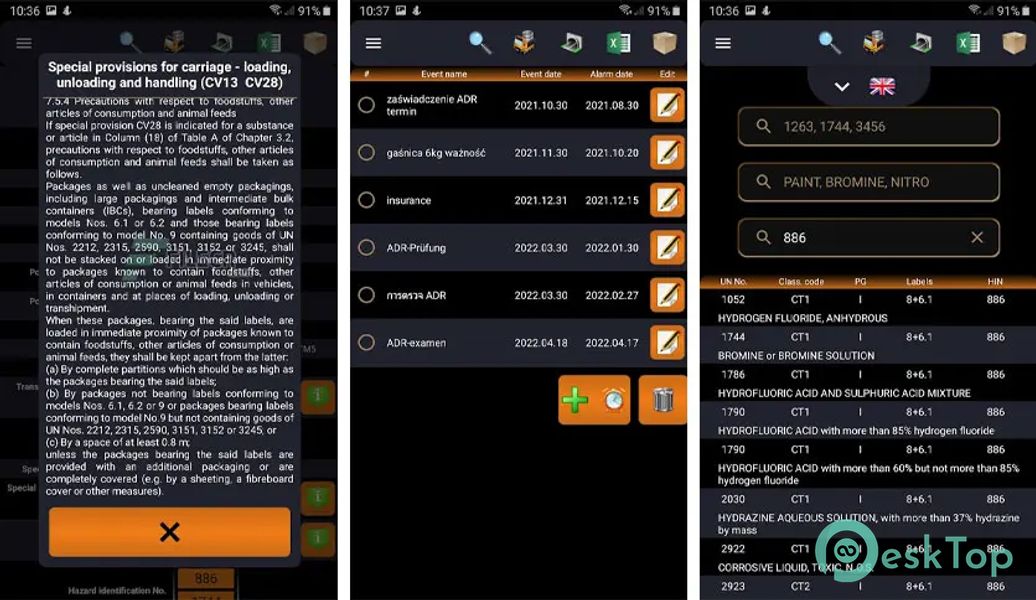 ADR Tool 2021 Dangerous Goods v1.4.6 APK MOD Descarga gratuita completa