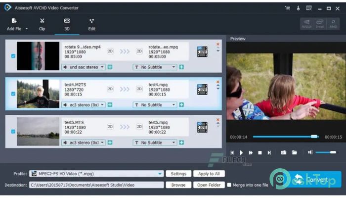 Télécharger Aiseesoft AVCHD Video Converter  9.2.28 Gratuitement Activé Complètement