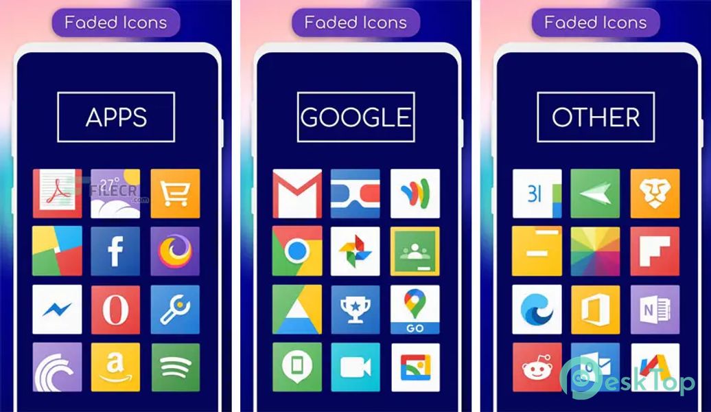 Faded Icon Pack 6.0.0 APK MOD フル無料ダウンロード