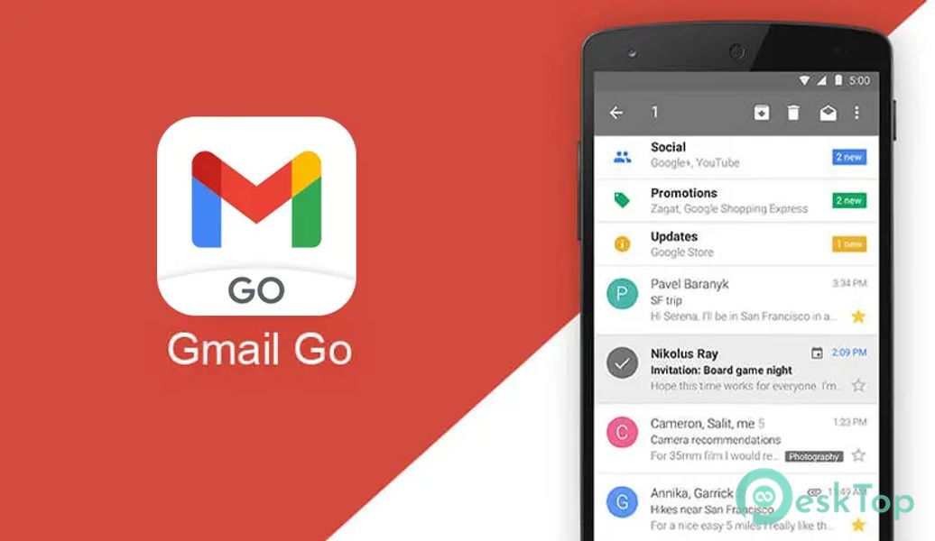 Gmail Go 2022.10.10.480125827 APK MOD 完整免费下载