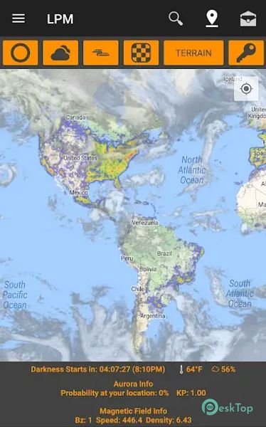 Light Pollution Map - Dark Sky