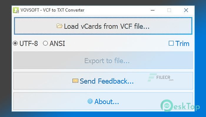  تحميل برنامج VovSoft VCF to TXT Converter 2.8.0 برابط مباشر