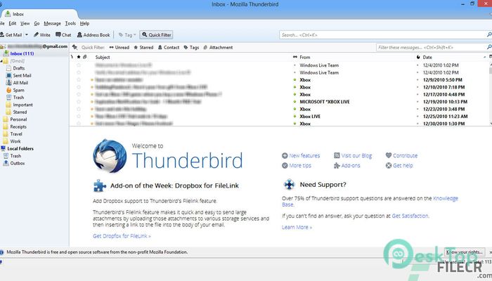  تحميل برنامج Mozilla Thunderbird 102.11.2 برابط مباشر