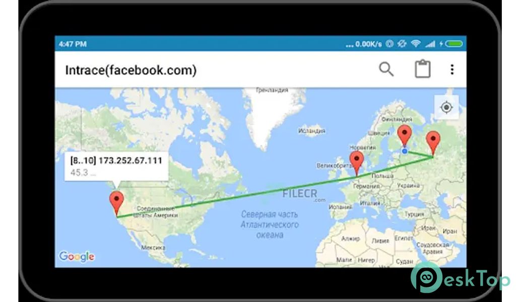 Intrace - Visual Traceroute 3.0.5 APK MOD تحميل مجاني كامل