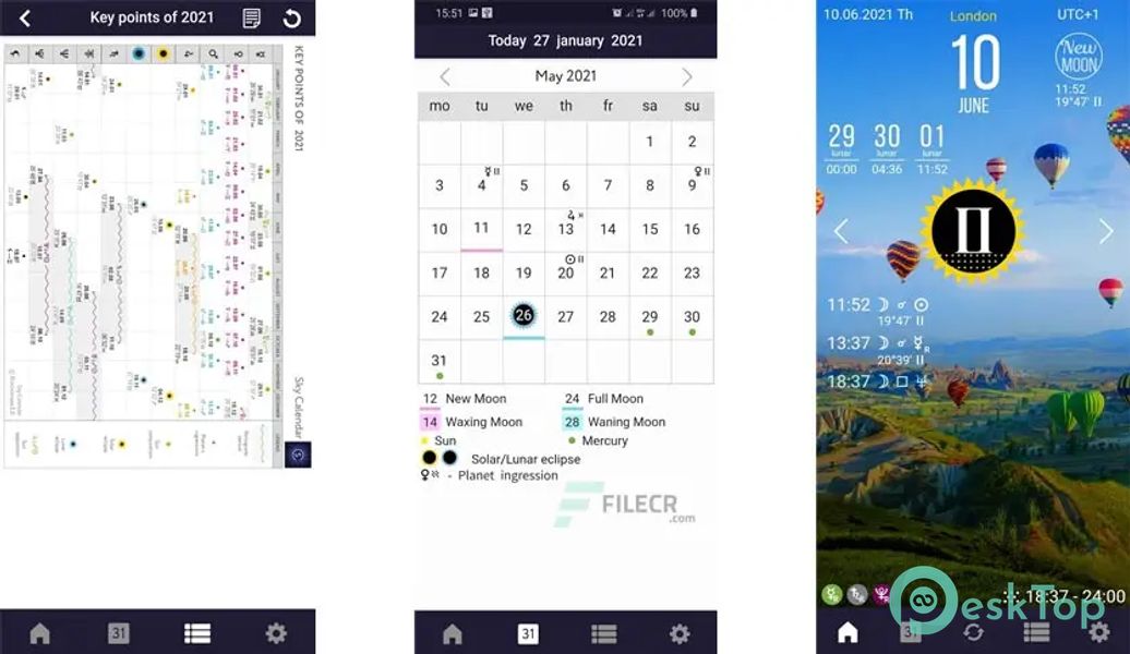 Sky Calendar 2021 v1.1.8 APK MOD تحميل مجاني كامل