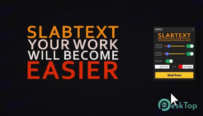 تحميل برنامج Aescripts - SlabText  1.0.0 برابط مباشر