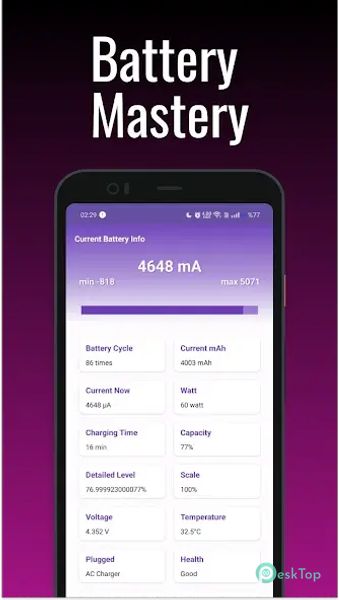 Ampere Pro - Battery Monitor 2.5 APK MOD Unlocked (Full) Free Download
