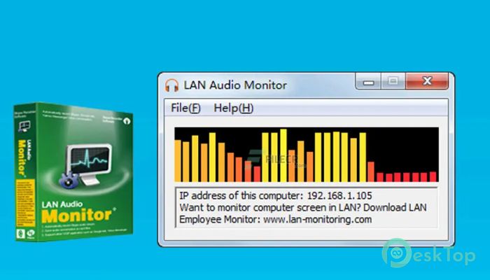 تحميل برنامج Lan Audio Monitor Playing End  3.0 برابط مباشر