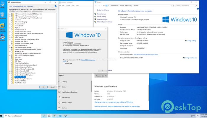 Download Windows 10 Enterprise LTSC 2019 22H2 build 19045.2604 Pro Plus Preactivated Free