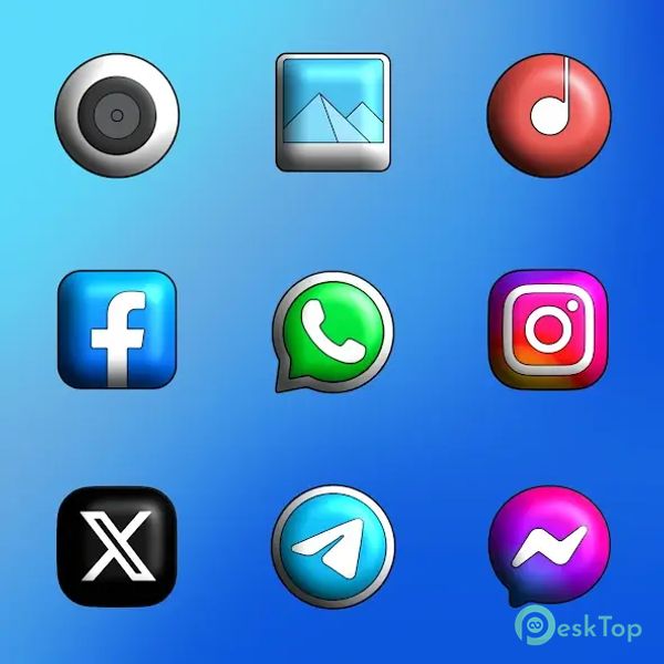 MiOS 3D - Icon Pack 1.8 APK MOD 完整免费下载