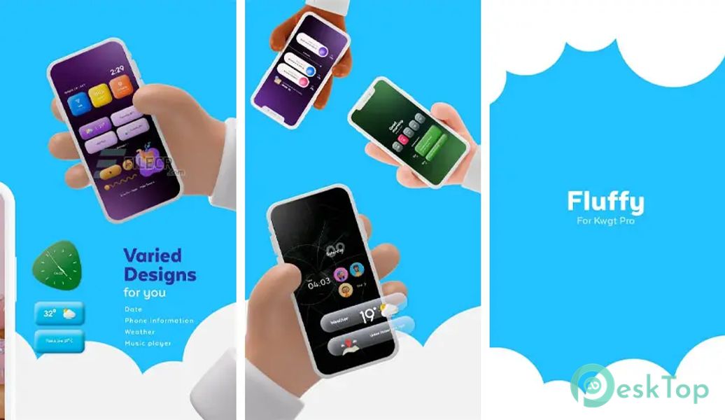 Fluffy Kwgt 2.4 APK MOD تحميل مجاني كامل