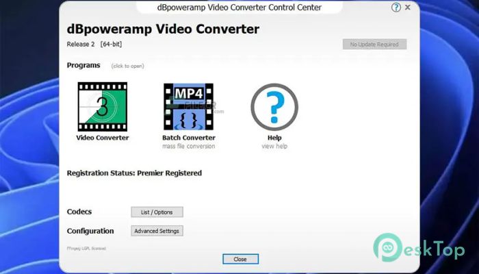 下载 dBpoweramp Video Converter  R2025-01-17 免费完整激活版