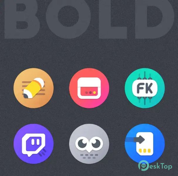 Bold Icon Pack 2.9.9 APK MOD 完整免费下载
