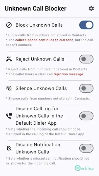 Unknown Call Blocker 1.0.3 APK MOD Unlocked (Full) Free Download
