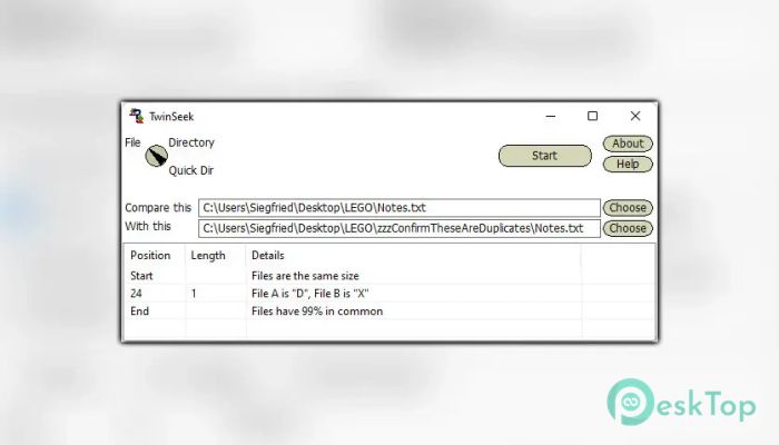 Скачать ACAPsoft TwinSeek 1.9 полная версия активирована бесплатно