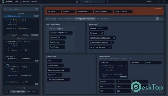 Download PasteBar 0.6.2 Free Full Activated