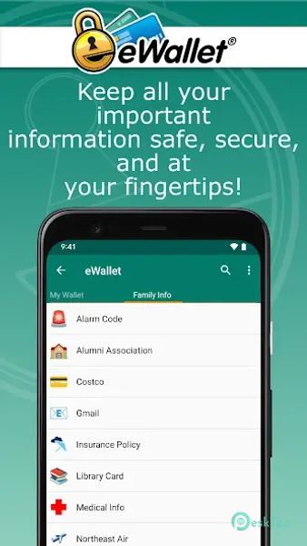 eWallet - Password Manager 8.11.4 APK MOD Полная бесплатная загрузка