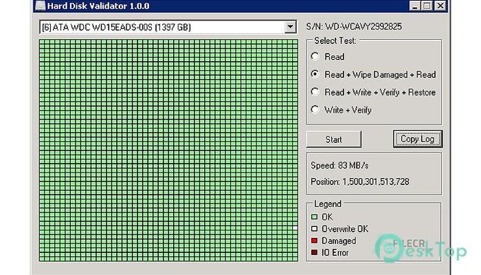 Hard Disk Validator 1.1.2 Tam Sürüm Aktif Edilmiş Ücretsiz İndir
