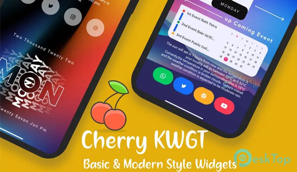Cherry KWGT v8.0 APK MOD Descarga gratuita completa