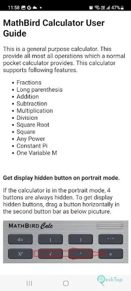 MathBird Calculator 2.2.4 APK MOD تحميل مجاني كامل