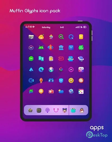 Muffin Glyphs Icon Pack 2.0.2 APK MOD تحميل مجاني كامل