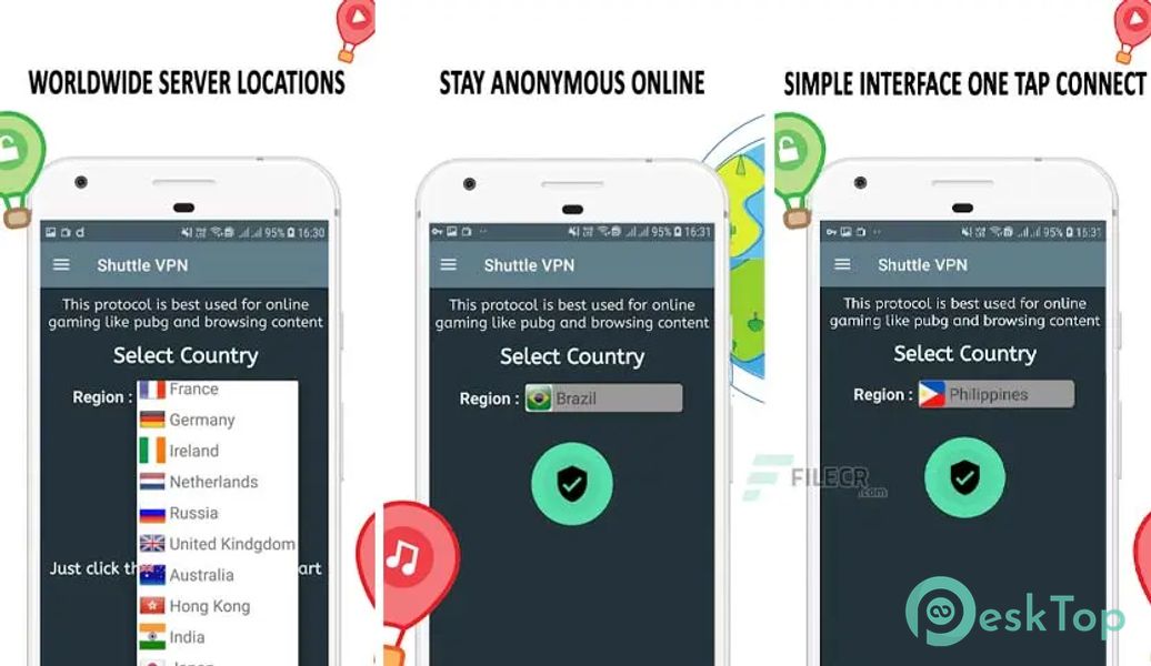 Shuttle VPN - Fast & Secure VPN 2.98 APK MOD 完整免费下载