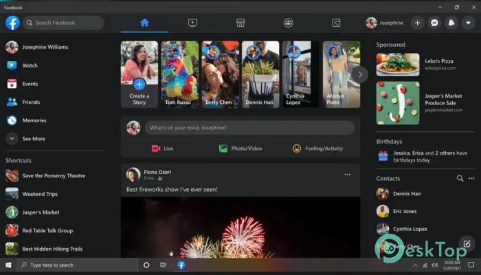 تحميل برنامج Facebook For Windows 1.0 برابط مباشر