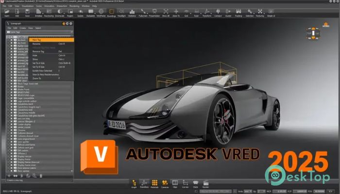 下载 Autodesk VRED Professional 2025.0 免费完整激活版